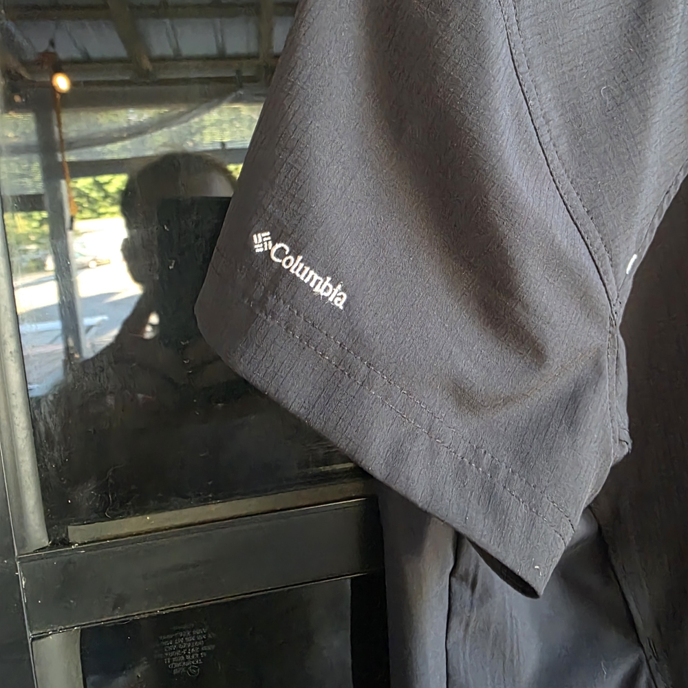 Columbia Womens Dark Gray Short Sleeve Shirt - Picture 5 of 6
